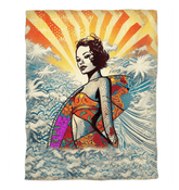 Cozy and elegant Surfing 5 27 Duvet Cover, perfect for bringing serene beach vibes into your sleep space.
